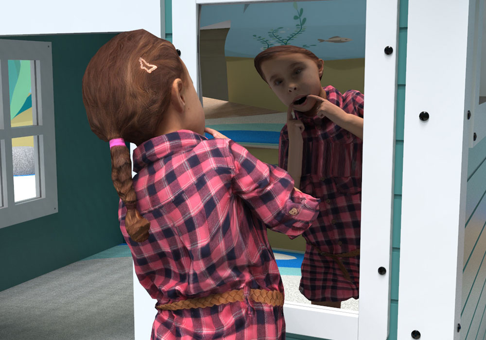 Classic Crazy Mirror Play Module